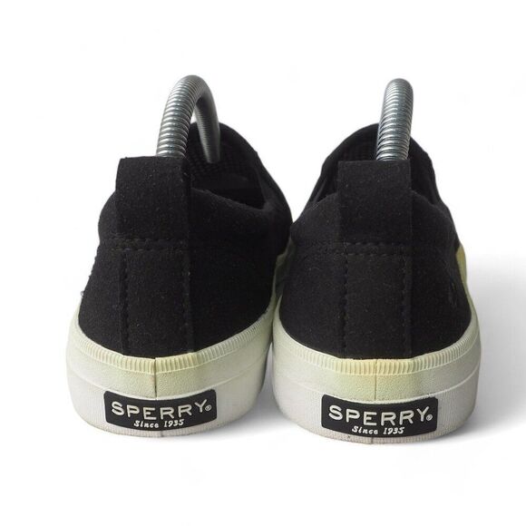Sperry Top-Sider Crest Twin Gore Perf Sneakers Black / Yellow STS85344 Women's 9 - Picture 5 of 10